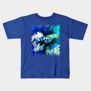 Lonely Fish in a Blue Green Pond Kids T-Shirt